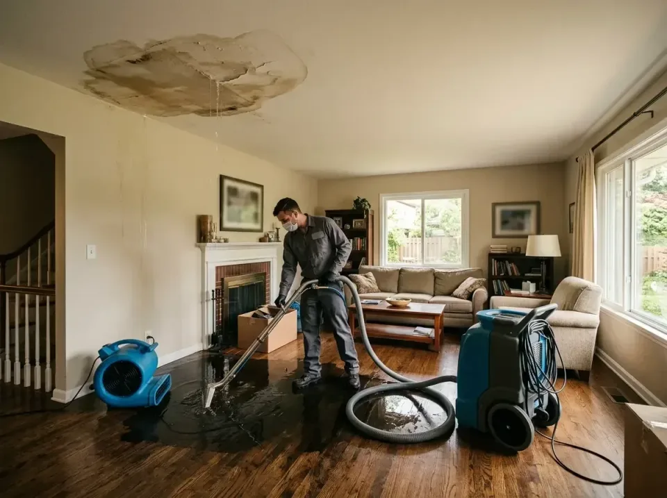 attic-pipe-burst-ceiling-drip-008 — frequently asked questions, Water Damage Restoration & Carpet Care in Derby, CT